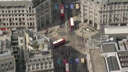 Aerials of Oxford Street News Clip