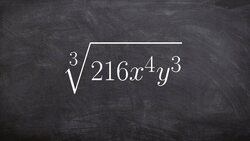 Simplifying the cube root of an algebraic expression Instructional Video