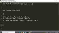 MongoDB Mastering MongoDB for Beginners (Theory and Projects) - Create Documents (Many) Instructional Video