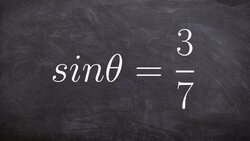 Evaluate the six trigonometric functions given an trig equation Instructional Video