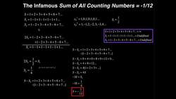 The Infamous Sum of Counting Numbers is NOT -1/12 Instructional Video