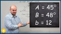 Learn how to find the area of a oblique triangle Instructional Video