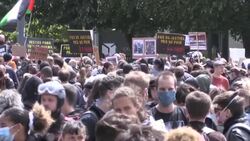 CLEAN : Anti-racism protests spread to French city of Lille News Clip