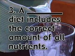 Balanced Diet Quiz Instructional Video