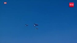 Indian Fighter Planes Fly Over New Delhi As Flypast Dazzles Audience At Republic Day | Watch News Clip