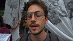 Activists shout 'Stop the burning!' at Rio protest Instructional Video