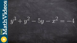 How to take the derivative of an equation implicitly Instructional Video