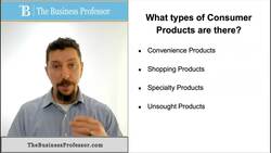 Marketing - What Types of Consumer Products are there? Instructional Video