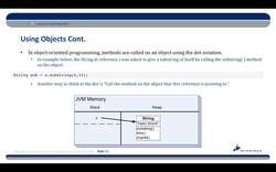 Complete Java SE 8 Developer Bootcamp - Using Objects Instructional Video