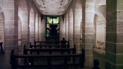 Germany, Cologne, Cathedral - Crypt Stock Footage