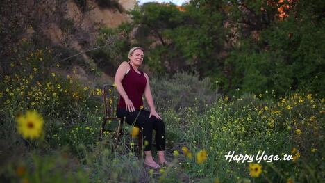 3 Minute Chair Yoga for Stress Relief