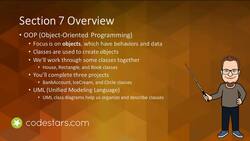 The Complete Java Developer Course: From Beginner to Master - Section Overview "Introduction to Classes and Objects" Instructional Video