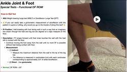 Knee-to-Wall Test | Rationale & Interpretation Instructional Video