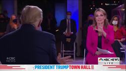 Trump, Biden contrast in separate town halls News Clip