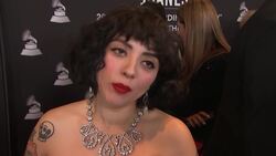 Mon Laferte feels  strange  on a red carpet after joining Chilean protests News Clip