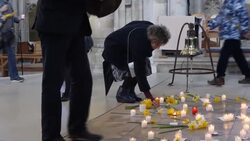 Winchester Cathedral vigil service for Ukraine News Clip