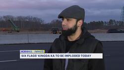 Six Flags Great Adventure demolishes Kingda Ka roller coaster in implosion News Clip