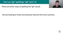 The 'igh' spellings, including 'igh' and 'i-e' Instructional Video