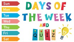 Days Of The Week For Kids | ESL Games Instructional Video