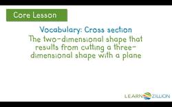Describing Cross-Sections of a Right Rectangular Prism Instructional Video