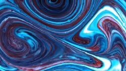 Abstract Colorful Mixing Oil And Paint Blasting Background Texture Stock Footage