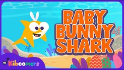 Baby Bunny Shark | The Kiboomers | Songs for Kids | Baby Shark | Easter Songs | Songs for Children Instructional Video