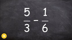 Learn how to subtract two fractions with unlike denominators Instructional Video