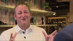 Mike Ashley interview after Sports Direct AGM News Clip