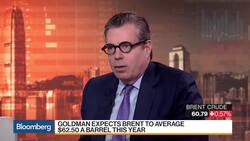 Goldman Sachs's Currie Sees Brent at $67.50 a Barrel in 6 Months News Clip