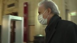 CLEAN : French ex-minister Georges Tron arrives at Paris Court of Appeal as rape trial continues News Clip