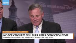 NC GOP Censures Sen. Burr After Conviction Vote News Clip