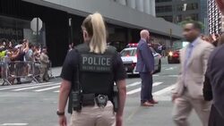 CLEAN : Trump's convoy leaves New York attorney general's office after deposition News Clip