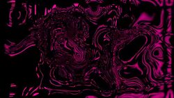 Abstract colorful background with visual wave oil blot on black Stock Footage