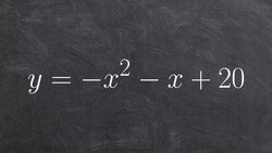 Solve by factoring when a=1 Instructional Video