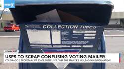 Postal Service To Scrap Confusing Colorado Mail-In Voting Postcard News Clip