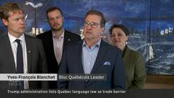 Quebec language laws called trade barrier in U.S. government report News Clip