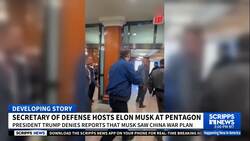 Musk discusses cost reductions at the Pentagon as DOD looks to trim its budget News Clip