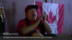 Canadian fans pick new teams to root for after loss to Croatia News Clip