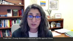 Trump threatens China with combined tariff rate of 104% News Clip