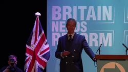 Nigel Farage, Leader of Reform UK, speaks at a town hall event at Clacton HD Version News Clip