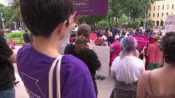 Abortion activists protest Georgia 'heartbeat' law News Clip