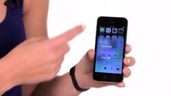 How to Access the Flashlight on an iPhone Instructional Video