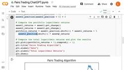 Financial Analysis - Build a ChatGPT Pairs Trading Bot - Return Computation Revisited (Code) Instructional Video