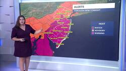 Hot and humid Sunday in New Jersey, temperatures reach 90s News Clip