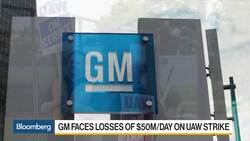 GM Faces Losses of $50 Million a Day in First UAW Strike in 12 Years News Clip
