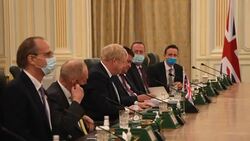 Crown Prince Mohammed Bin Salman and Boris Johnson meet News Clip