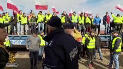 Polish Farmers Protest Over Grain Prices, Block Border with Ukraine in 180 Locations News Clip