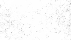 Abstract Plexus Network luxury and titles network of connected lines and dots particles. Network Connections Soft Clean Corporate Business Presentation Seamless Loop Background. Stock Footage