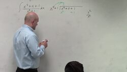 How to find the integral using long division and natural logarithms Instructional Video