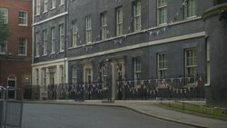 Downing Street on day of vote of no confidence News Clip
